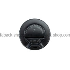 Крышка поилка 81 мм на стаканы 270/340 мл (черная)